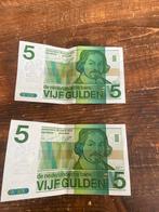 2x 5 Gulden Briefjes - Zeer Goede Staat, Ophalen of Verzenden, Koningin Juliana, Overige waardes, Losse munt