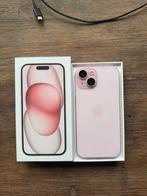 Iphone 15 roze 128 GB met hoesjes, Telecommunicatie, Mobiele telefoons | Apple iPhone, Ophalen, 128 GB, IPhone 15, Zo goed als nieuw