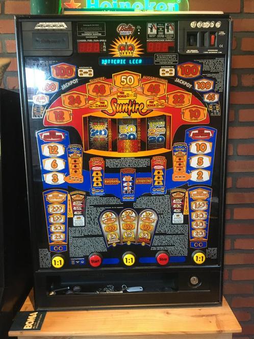 Bally Wulff, Duitse wandkast “Sunfire”, Verzamelen, Automaten | Gokkasten en Fruitautomaten, Zo goed als nieuw, Ophalen