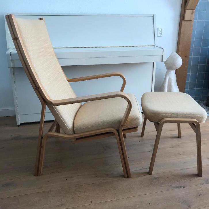 Johannes Hansen Hans Wegner JH478 JH 478 fauteuil stoel, Huis en Inrichting, Stoelen, Eén, Bruin, Ophalen