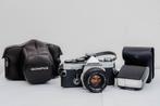 Olympus OM-2 met accessoires, Audio, Tv en Foto, Fotocamera's Analoog, Ophalen of Verzenden, Gebruikt, Spiegelreflex, Olympus