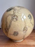 Vintage Bolvormige Albaster Lampenkap Crème/Beige, Ophalen, Gebruikt, Rond, Crème