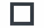 Kunststof antraciet draaikiep kozijn b80 x h80 RAL7016, Doe-het-zelf en Verbouw, Kozijnen en Schuifpuien, Niet ingevuld, Kunststof