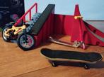 Skatepark, mini scatebaan, incl board, step en fiets, Ophalen of Verzenden, Gebruikt