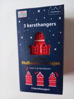 Hollands huisje 3 fraaie kersthangers nieuw, Diversen, Kerst, Ophalen of Verzenden, Nieuw