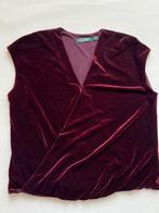Burgundy velvet fluweel overslag top Ralph Lauren maat M/L, Maat 38/40 (M), Ophalen of Verzenden, Zo goed als nieuw, Ralph Lauren