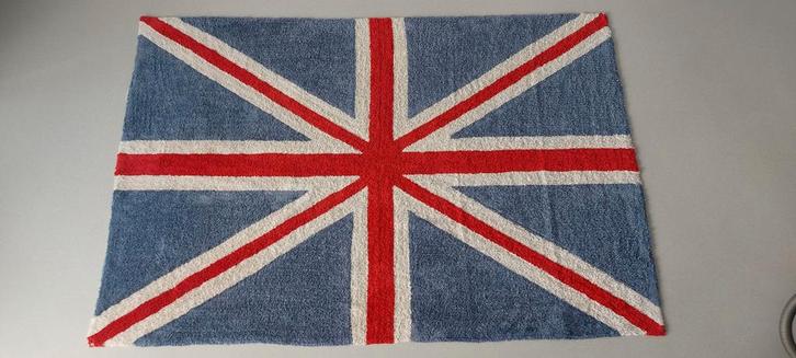 Lorena Canals Vloerkleed Union Jack - Kindvriendelijk!, Huis en Inrichting, Stoffering | Tapijten en Kleden, Nieuw, 100 tot 150 cm