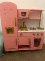 Roze houten speelkeuken met accessoires, Ophalen of Verzenden, Gebruikt, Hout, Speelkeuken