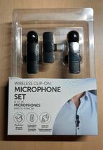 Draadloze Clip-on Microfoon Set - USB-C - Dual, Ophalen of Verzenden, Zo goed als nieuw, Overige typen, Draadloos