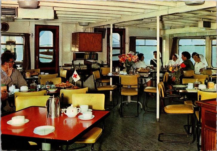 Hospitaal Schip J. Henry Dunant | 4 ansichtkaarten jaren 70, Verzamelen, Ansichtkaarten | Themakaarten, Gelopen, 1960 tot 1980