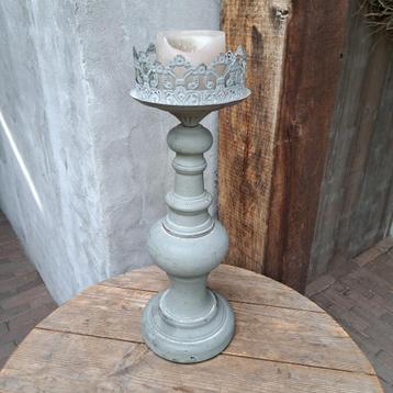 Grote landelijke metalen kandelaar hoogte 53cm *Etage3* beschikbaar voor biedingen