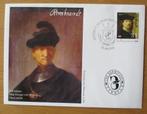 Rembrandt, kunstwerk Oude krijger, op FDC, Postzegels en Munten, Postzegels | Thematische zegels, Verzenden, Gestempeld, Overige thema's