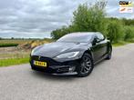 Tesla Model S 100D / BTW Auto / 1ste Eigenaar / Schuif-Kante, Gebruikt, Zwart, Model S, Leder en Stof