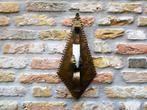 Amsterdamse School wandkandelaar gehamerd verbronsd metaal, Antiek en Kunst, Antiek | Kandelaars, Ophalen of Verzenden, Koper of Brons