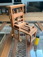 Miniatuur Drukpers Schaalmodel Johannes Gutenberg, Antiek en Kunst, Antiek | Gereedschap en Instrumenten, Ophalen of Verzenden