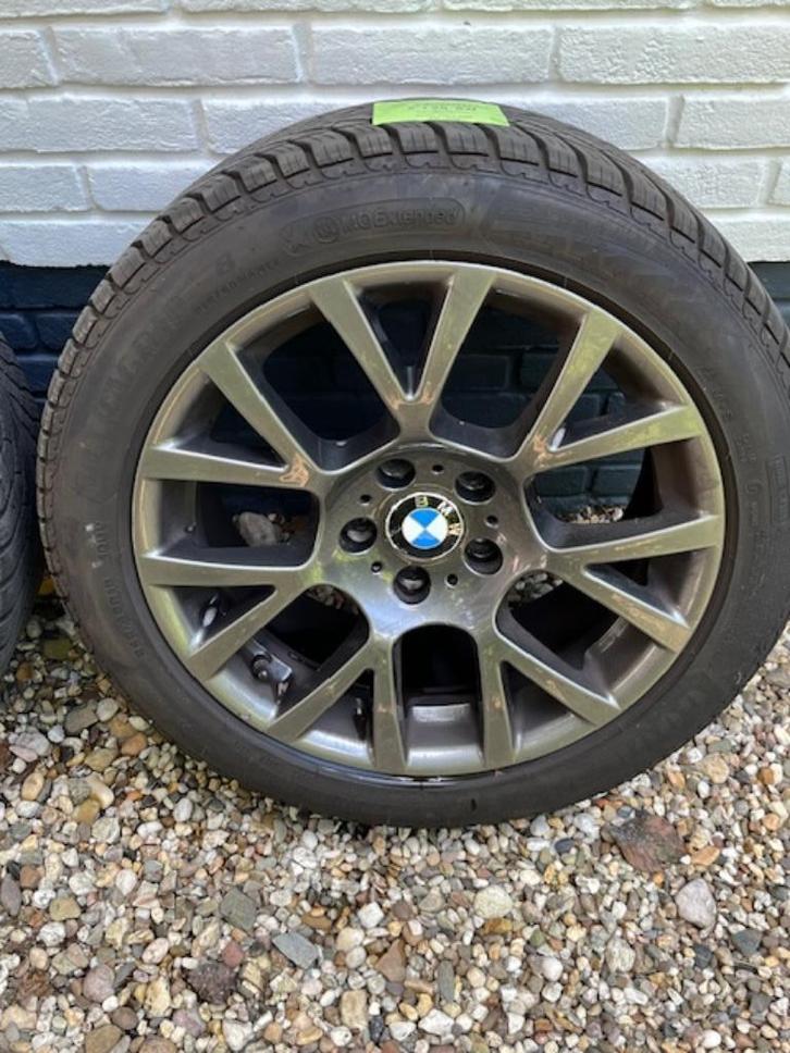 Velgen BMW 18" met Goodyear winterbanden, Auto-onderdelen, Banden en Velgen, Velg(en), Winterbanden, 19 inch, 245 mm, Personenwagen
