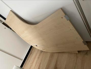 GRATIS Bureau met hoek-ronde tafel GRATIS