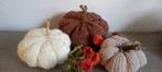 Gehaakte pompoenen set van 3 herfst sfeer seizoentafel, Ophalen of Verzenden