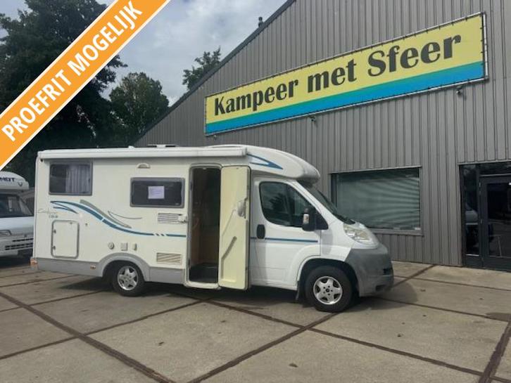 Adria Coral Sport 574 SP 2007 Fiat 130PK, milieuklasse 4, Caravans en Kamperen, Campers, Bedrijf, tot en met 3, Half-integraal