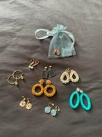 8 paar mooie oorbellen (lijkt oa op Lott), Sieraden, Tassen en Uiterlijk, Verzenden, Zo goed als nieuw, Roze, Overige materialen