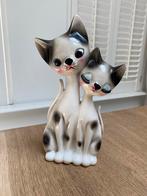 Vintage keramisch beeld van poes, Ophalen of Verzenden