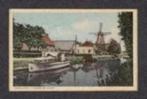 Zuidlaren Langs de Vaart Molen Boot 1955., Verzamelen, Ophalen of Verzenden, 1940 tot 1960, Gelopen, Drenthe