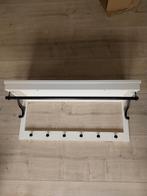 Ikea Hemnes kapstok met roede en opbergruimte, Wandkapstok, Ophalen of Verzenden, Zo goed als nieuw, Minder dan 100 cm