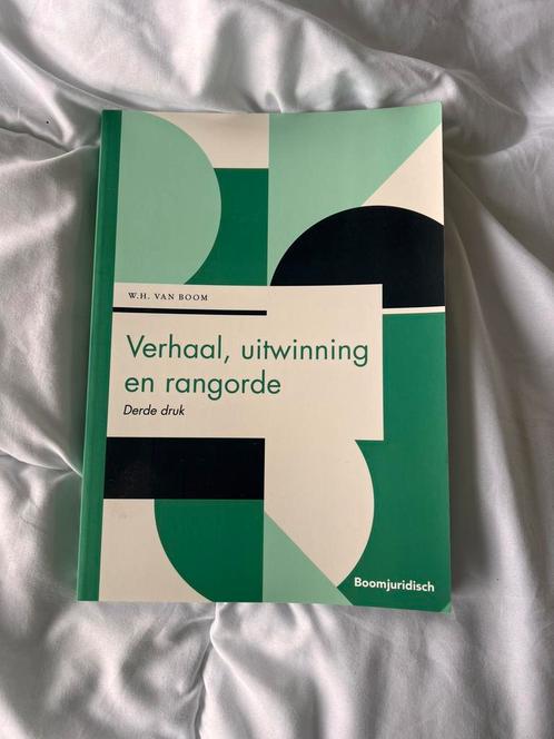 W.H. van Boom - Verhaal, uitwinning en rangorde, Boeken, Wetenschap, Zo goed als nieuw, Verzenden
