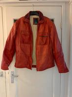 Leren Herenjas Kleur Rood dik gevoerd, Ophalen of Verzenden, Zo goed als nieuw, Rood