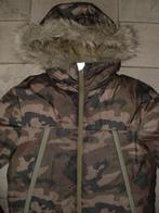 Next 82 stoere winterjas jas maat 152 legerprint jacket, Gebruikt, Ophalen of Verzenden, Jongen, Jas