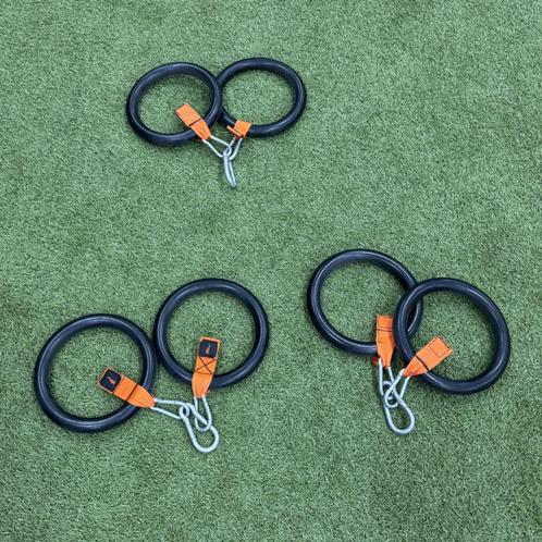 Turn Gym Ringen 28MM - (Nog 3 stuks), Sport en Fitness, Turnen, Zo goed als nieuw, Materiaal, Zwart, Ophalen
