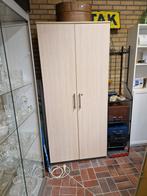 Volledig metalen archiefkast met houtlook | 90 x 47 x 200 cm, Gebruikt, Ophalen of Verzenden, Nvt, Metaal