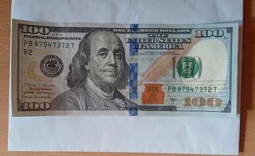 100 Dollar Biljet - Verenigde Staten beschikbaar voor biedingen