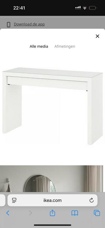 Malm make up tafel