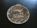 Spode Victorian kerstbord Bringing home the tree 23cm, Ophalen of Verzenden, Nieuw