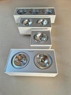 Philips Lirio Bloq Spots - Enkel, Dubbel, Driedubbel, Ophalen, Gebruikt, Metaal of Aluminium