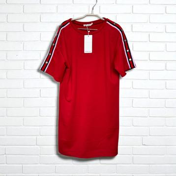 NWT Cherry Koko Jurk Maat S/M Rood Streep Mini Studs beschikbaar voor biedingen