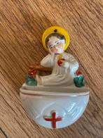 Vintage Wijwaterbakje Jezus Kind, Antiek en Kunst, Antiek | Religie, Ophalen of Verzenden