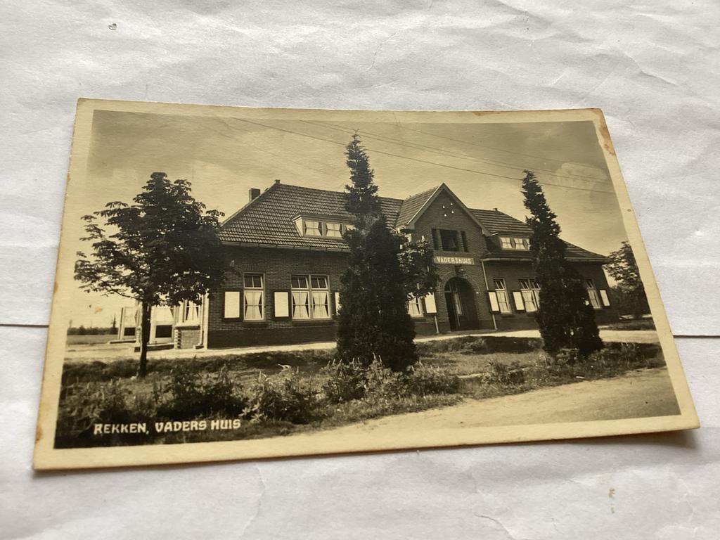 Oude ansichtkaart Rekken - Vader's Huis, Ophalen of Verzenden, 1920 tot 1940, Gelopen, Gelderland