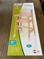 New Classic Toys: houten poppenstoel met kussentjes, Overige typen, Nieuw, Ophalen of Verzenden