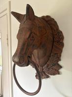 Paardenhoofd met ring, bruin, Ophalen of Verzenden
