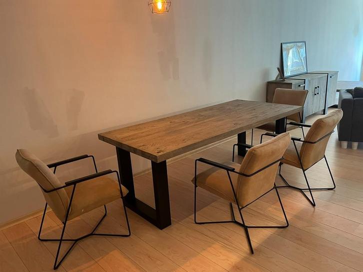 Tafel (200x100x78 cm) 300€, Huis en Inrichting, Tafels | Eettafels, Gebruikt, 100 tot 150 cm, 200 cm of meer, Rechthoekig, Ophalen