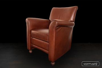 England clubchair in natuurecht old saddle leer beschikbaar voor biedingen