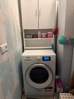 Wasdroog combi Whirlpool met kast, Ophalen, 1200 tot 1600 toeren, Gebruikt, 8 tot 10 kg