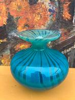 Vintage gekleurde glazen vaas, Antiek en Kunst, Curiosa en Brocante, Ophalen of Verzenden