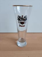 Duvel glas wapenschild smal en hoog, Ophalen of Verzenden, Zo goed als nieuw, Glas of Glazen, Duvel