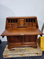 Houten secretaire – klassiek model met veel opbergruimte, Ophalen of Verzenden, Gebruikt