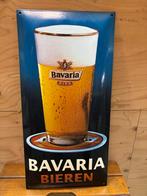 Bavaria Emaille Reclamebord, Verzamelen, Ophalen of Verzenden, Gebruikt, Reclamebord