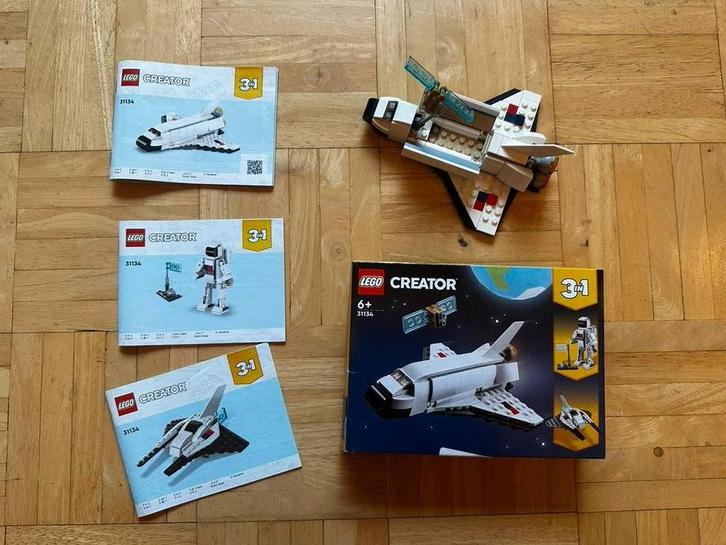 Complete Lego 3-in-1 set; raket, astronaut & space ship, Kinderen en Baby's, Speelgoed | Duplo en Lego, Zo goed als nieuw, Lego
