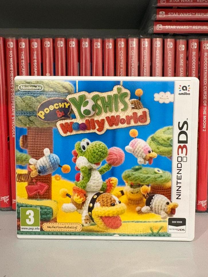 Poochy & Yoshi's Woolly World (3DS), Spelcomputers en Games, Games | Nintendo 2DS en 3DS, Zo goed als nieuw, Avontuur en Actie
